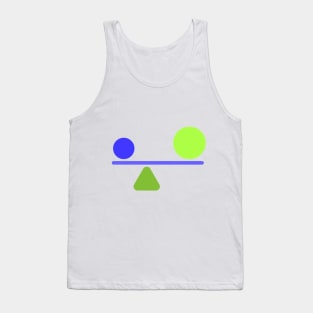 harmonious shapes balance light colors Tank Top